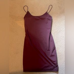 Maroon mini dress from garage